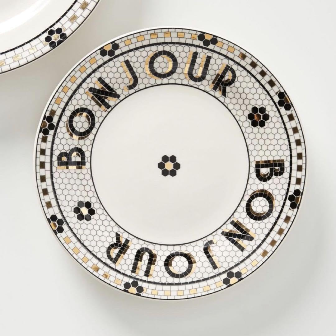 Amazon.co.jp: Anthropologie Bistro ビストロ タイル パン皿 1