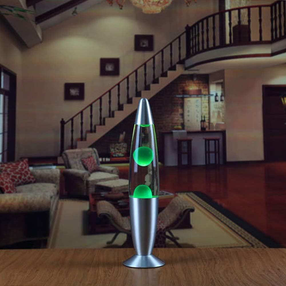 Liquid Motion Lamps with AC110V 25W Home Decor for Living Room Office Bedroom Lamp Home Party (Green & US Plug)