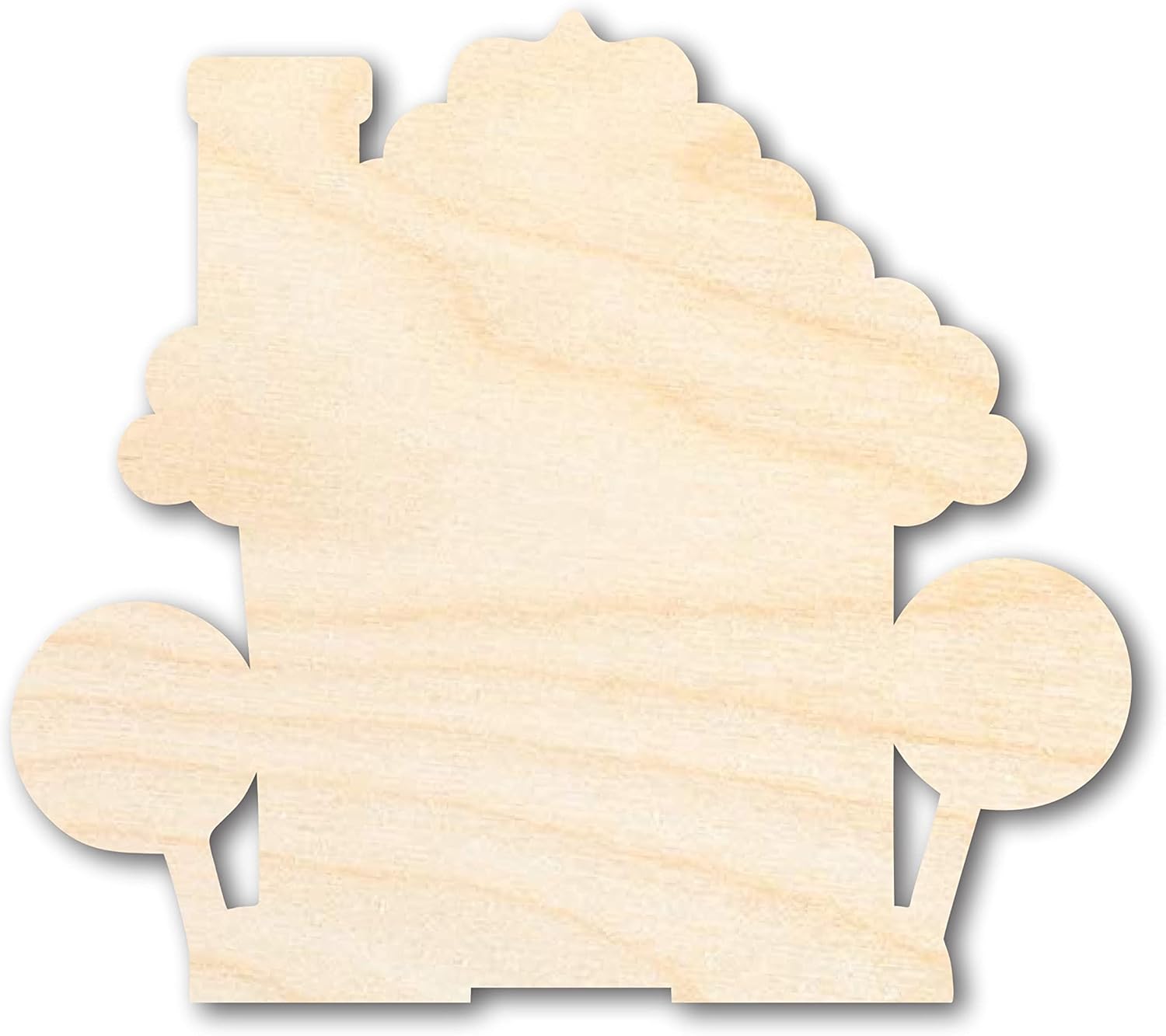 Unfinished Wood Gingerbread House Shape Craft up to 46" 16" / 3/4"