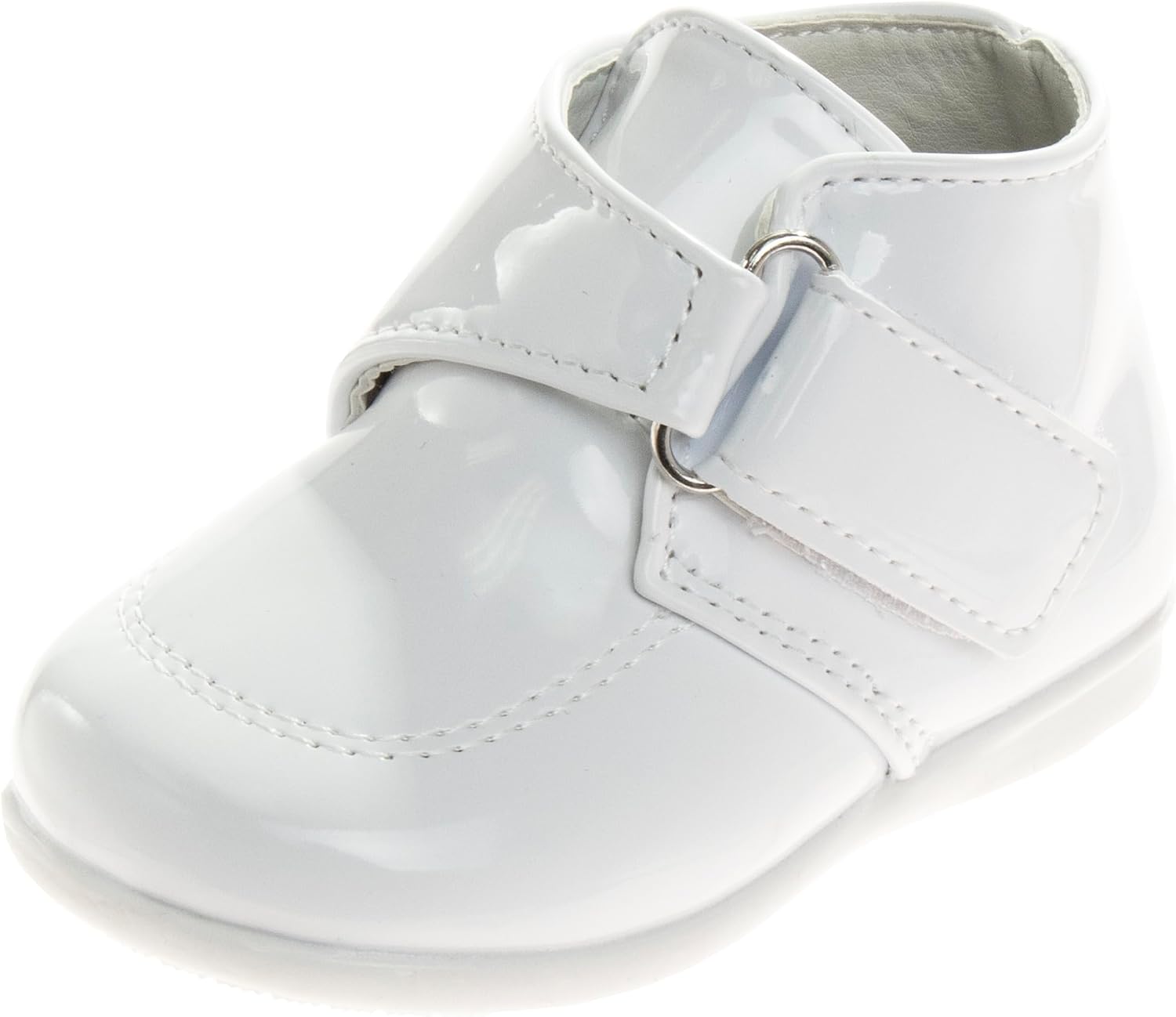 Josmo Baby Boy Girl First Walking Shoes Classic Boots Soft Leather Formal Crib Shoes Size Infant - Toddler