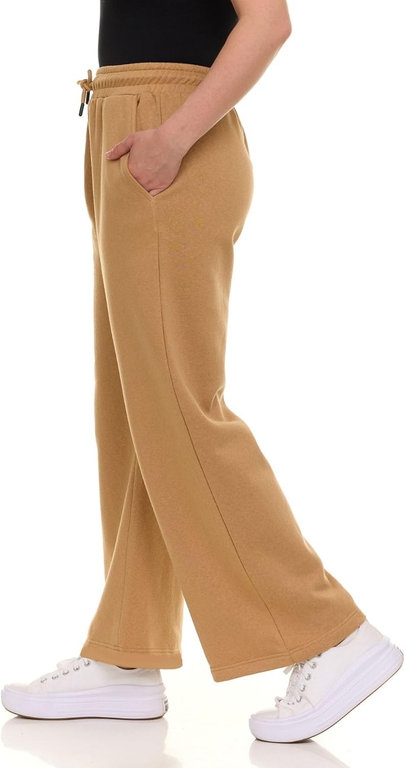 Wide Leg Sweatpants Women – High Waisted Comfy Fleece Baggy Womens Sweatpants, Casual Loose Women Lounge Pants - Image 6