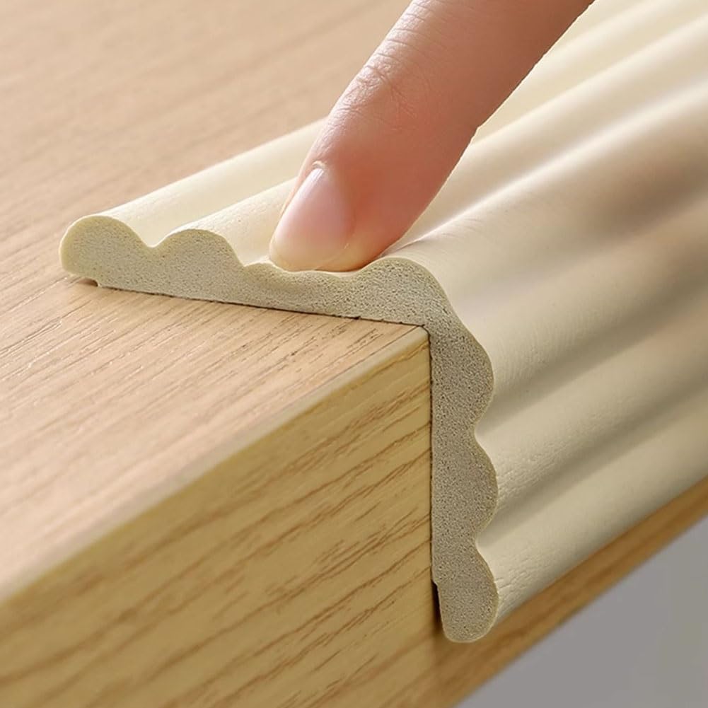 Tiras de seguridad de espuma y almohadillas acolchadas para protección de bordes, artículos esenciales de seguridad anticolisión para muebles para mesas de comedor