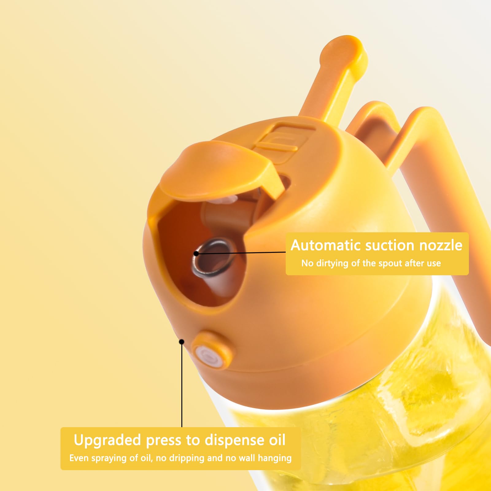 2 Spruzzini Per Olio In Acciaio Inox - Nebulizzatore Per Cucina, Friggitrice Ad Aria, Insalate - Controllo Preciso - Foto 3