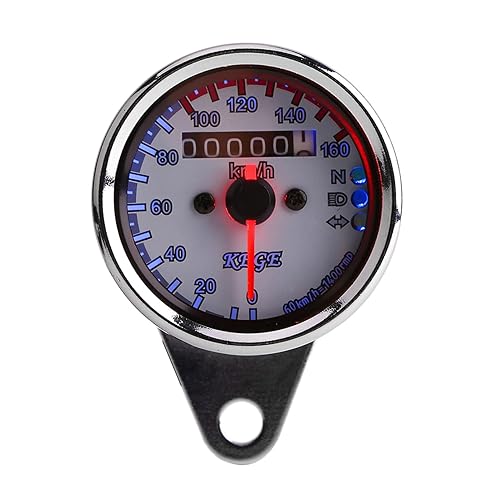 Medidor de velocímetro universal con retroiluminación LED de señal de retroiluminación LED para motocicleta, medidor de alta calidad y duradero