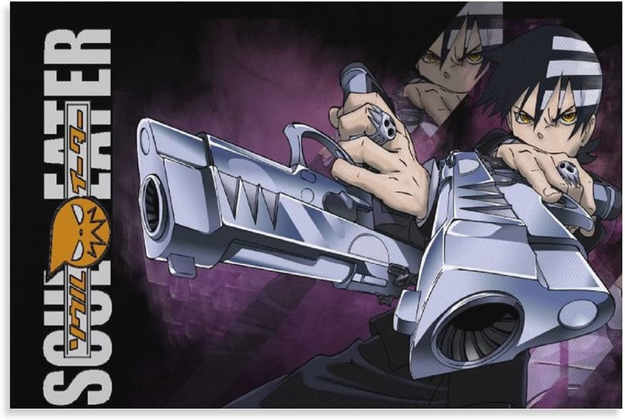 Amazon ソウルイーターデス ザ キッドアニメキャンバスアートポスター装飾画壁画写真室装飾画 30inch 50 75cm ウォールステッカー オンライン通販