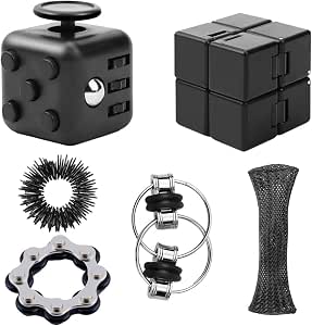 Fidget Cube Anti Stress Toy Infinity Cube 6pcs Fidget Toy Cube Anti-Stress with 6 Soothing Modules Fidget Pad Gadget Sensory Gift Stress Cube for Fidget Cube Anti Stress Toy Infinity Cube 6pcs Fidget Toy Cube Anti-Stress with 6 Soothing Modules Fidget Pad Gadget Sensory Gift Stress Cube for