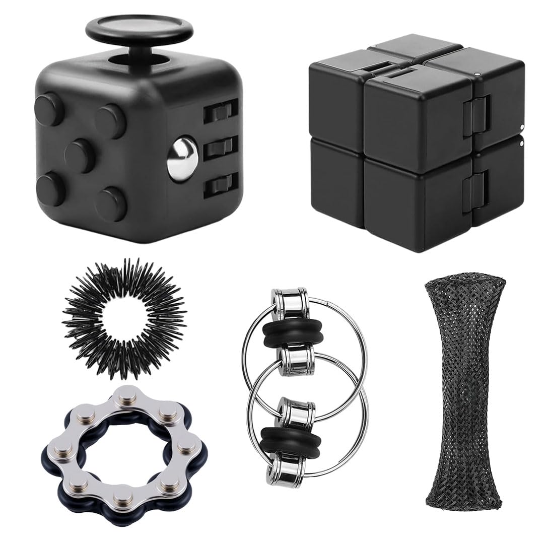 Fidget Cube 6pcs Anti Stress Würfel Spielzeug Fidget Toys Fidget Würfel Anti Stress Spielzeug Infinity Cube Für Kinder Und Erwachsene Stressaubbau Bei Nervösität