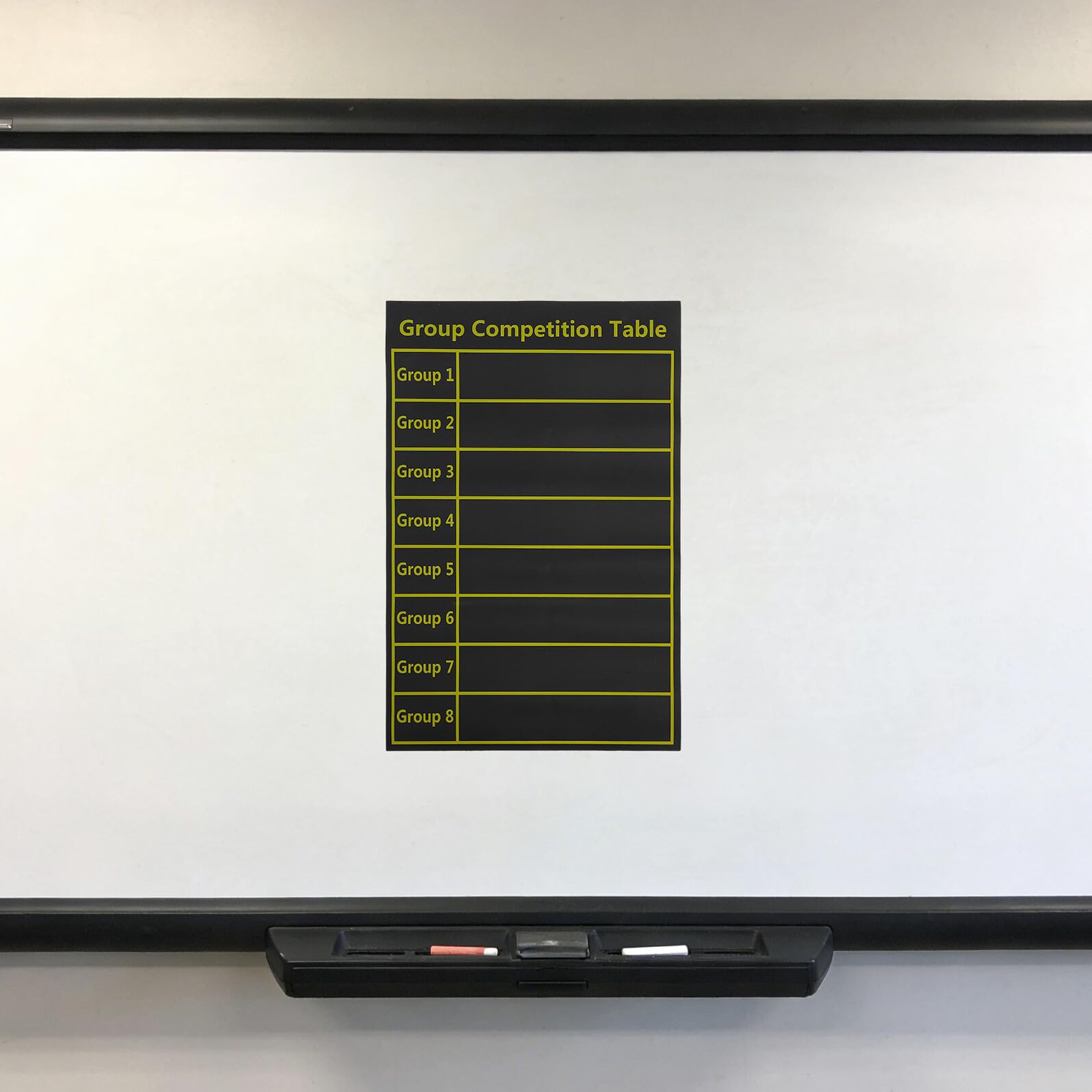 HAPINARY Cuadro Magnético para Gestión de Grupos Pequeños Imanes Numéricos Deportivos, Tamaño 40×60 CM, Organizador Flexible para Profesores, Material Escolar y Herramienta Educativa para
