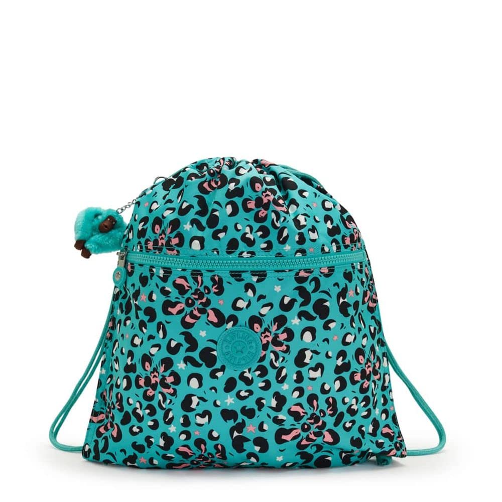 Kipling Supertaboo, Mochila con Cordón, Multifunciónal, Impermeable, 45 cm, 15 L, 0.24 kg, Azul (Galaxy Metallic) — view 8