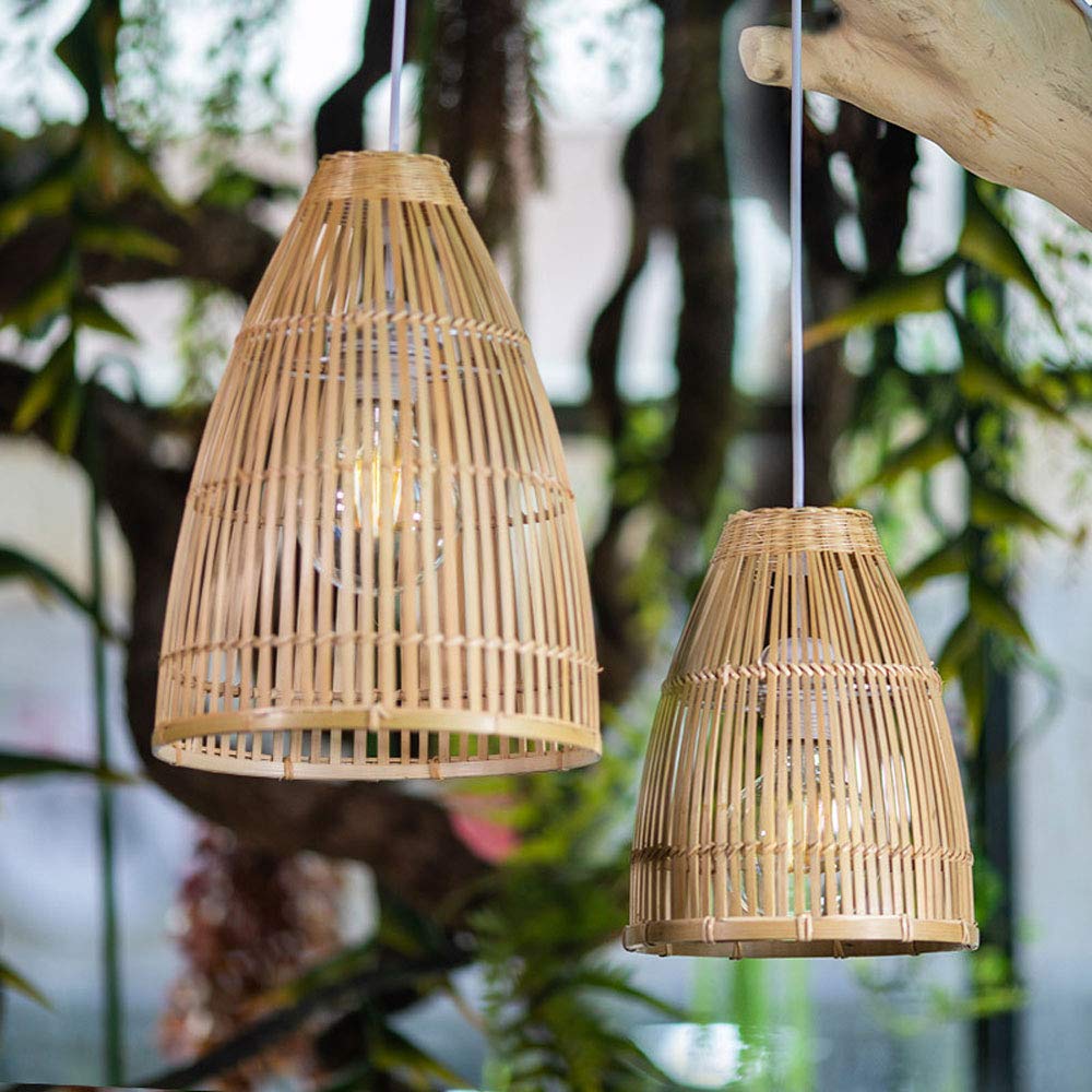 Lampadario Cinese In Bambù Intrecciato, Personalità Creativa, Semplice Lampadario Giapponese In Bambu Intrecciato Lampada In Bambu Dimensioni Media 86428656