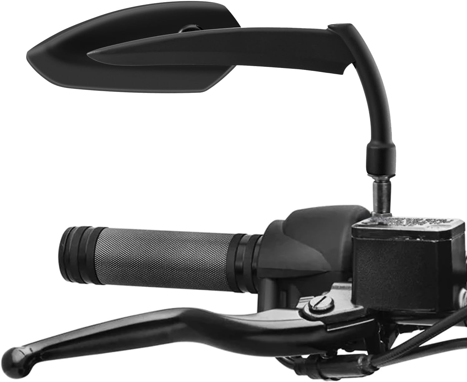 Mofun Mirrors Black Spear Blade Mirrors Compatible with Harley Sportster Dyna Softail Road King Street Road Electra Glide 1982-2025 with 8mm or 10mm Clockwise Bolts