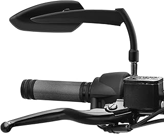 Mofun Mirrors Black Spear Blade Mirrors Compatible with Harley Sportster Dyna Softail Road King Street Road Electra Glide 1982-2025 with 8mm or 10mm Clockwise Bolts