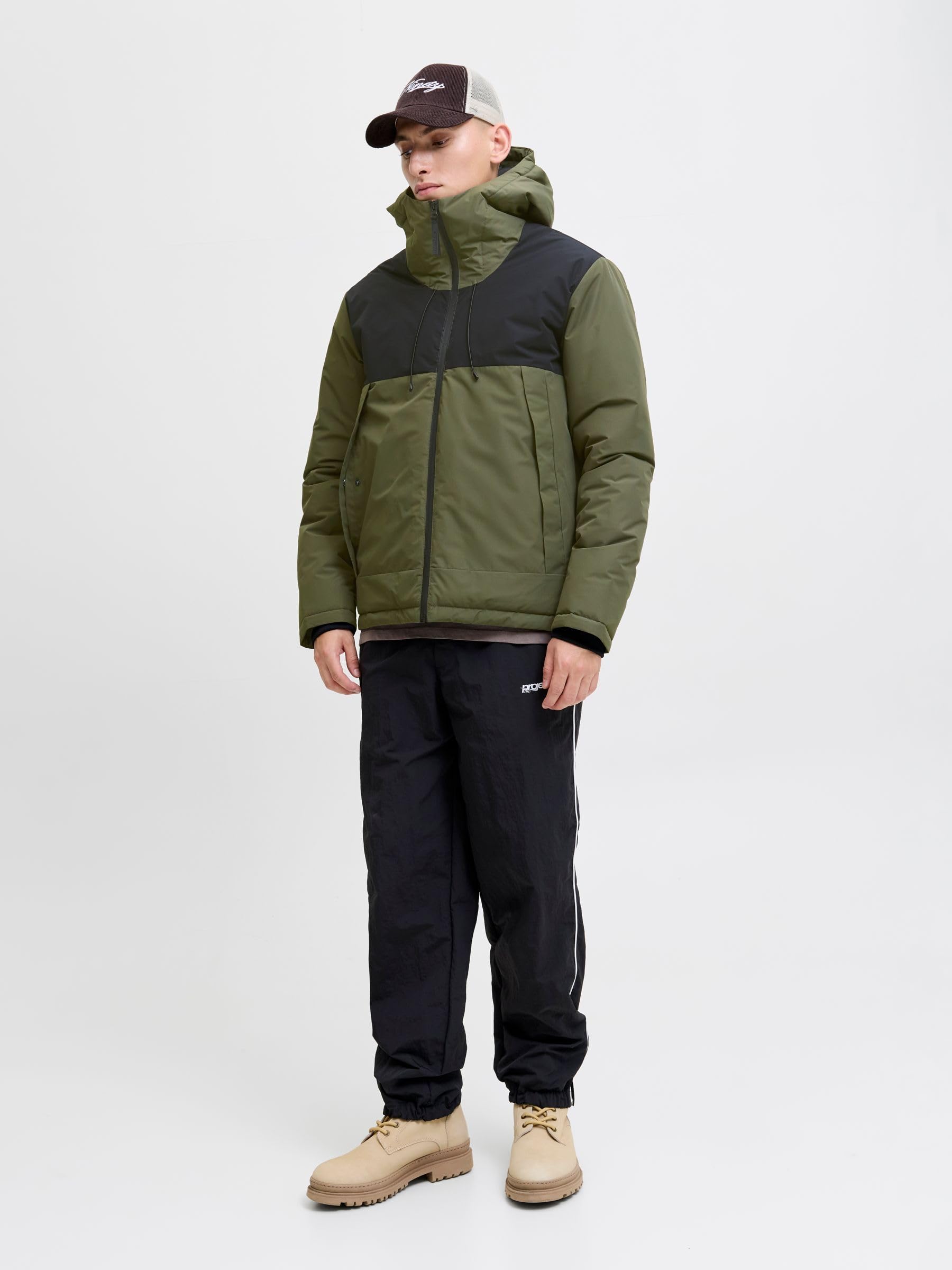 JACK & JONES Jcounion Light Padded Blocking Jacket Jcounion Light - Giacca imbottita Uomo (Pacco da 1)