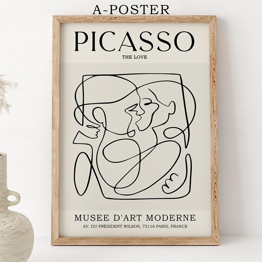 Amazon.com: Sfwarmart Picasso The Kiss, The Love, The Hug Poster