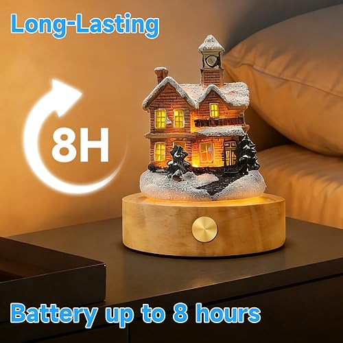 Miniatura 5 de Luz nocturna para Navidad, pequeñas lámparas de mesa decorativas con control remoto, regalo para niños y niñas adolescentes, dormitorio, sala de