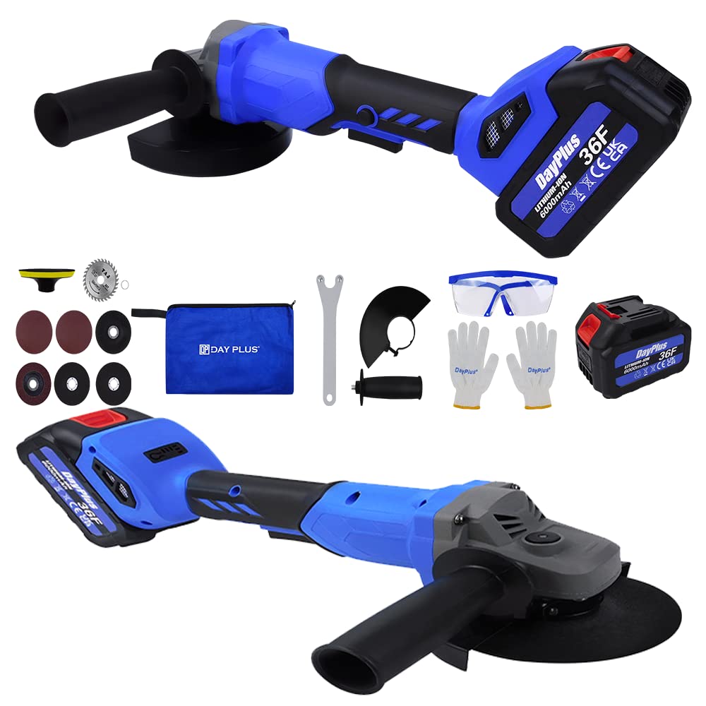 Buy 115mm Cordless Angle Grinders with Battery and Charger, 10000RPM