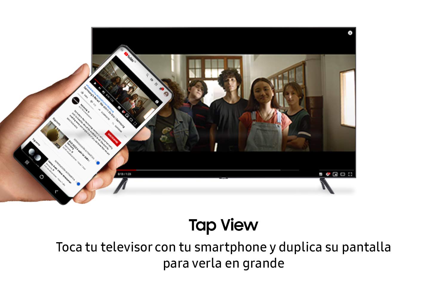 Samsung Crystal UHD 2020 43" Telewizor (Krystaliczny Procesor 4K, HDR, Asystent Głosowy)