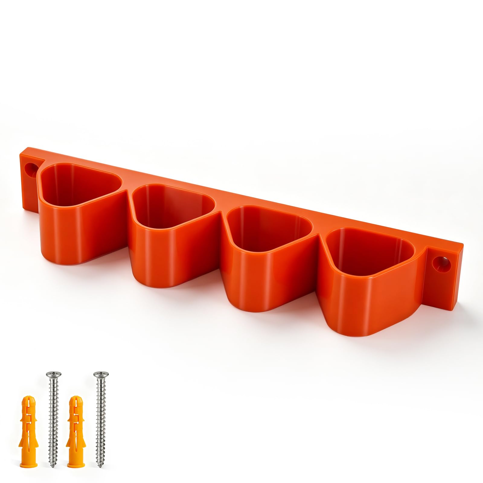 Portabatterie da parete per STIHL AS2, organizer per batterie da 4 pezzi, montaggio a parete officina garage, supporto per accessori utensili, facile da montare, risparmio di spazio
