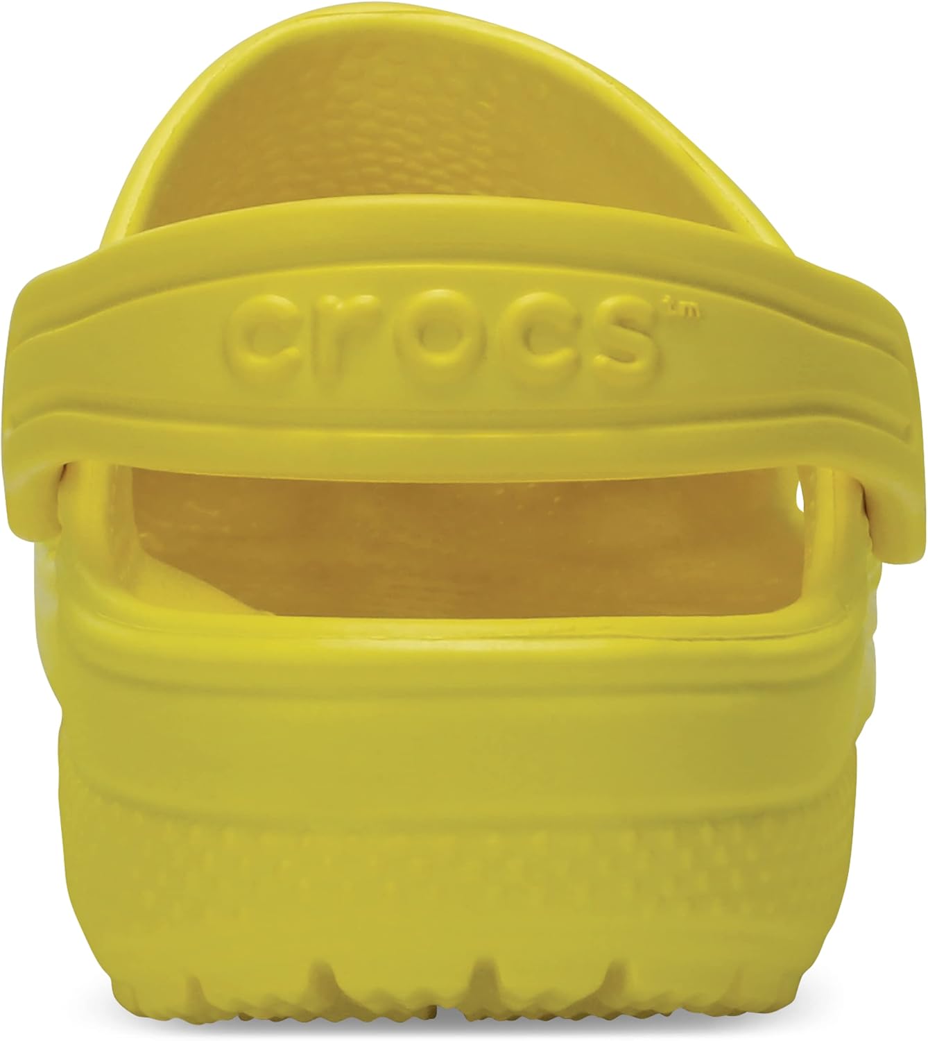 Crocs Unisex-Child Classic Clogs, Lemon, 5 Toddler