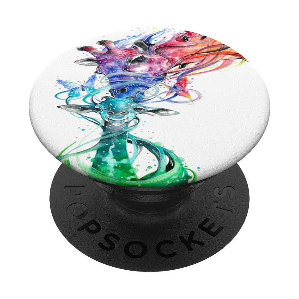 Giraffe Pop Socket PopSockets PopGrip: Swappable Grip for Phones & Tablets