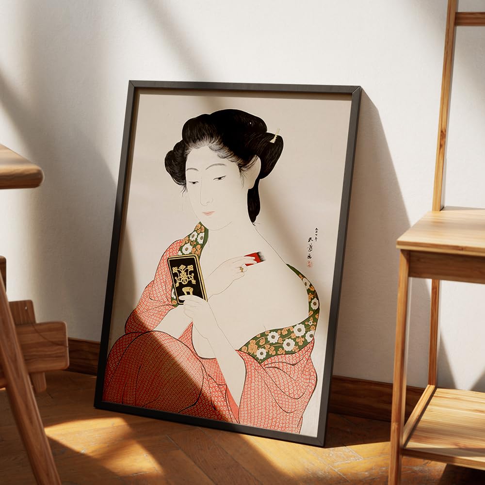 Amazon.co.jp: ヴィンテージジャパンアート浮世絵ポスター 日本の芸者