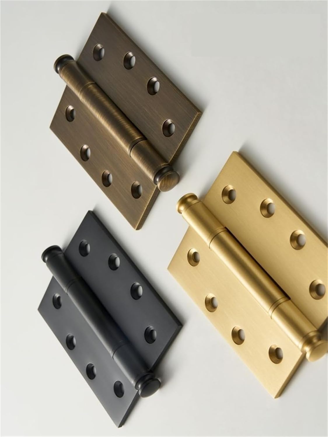 Solid Brass Thick and Sturdy Door Gate Hinges Matte Brass Antique Brass Single 1Pcs(H402-AB)