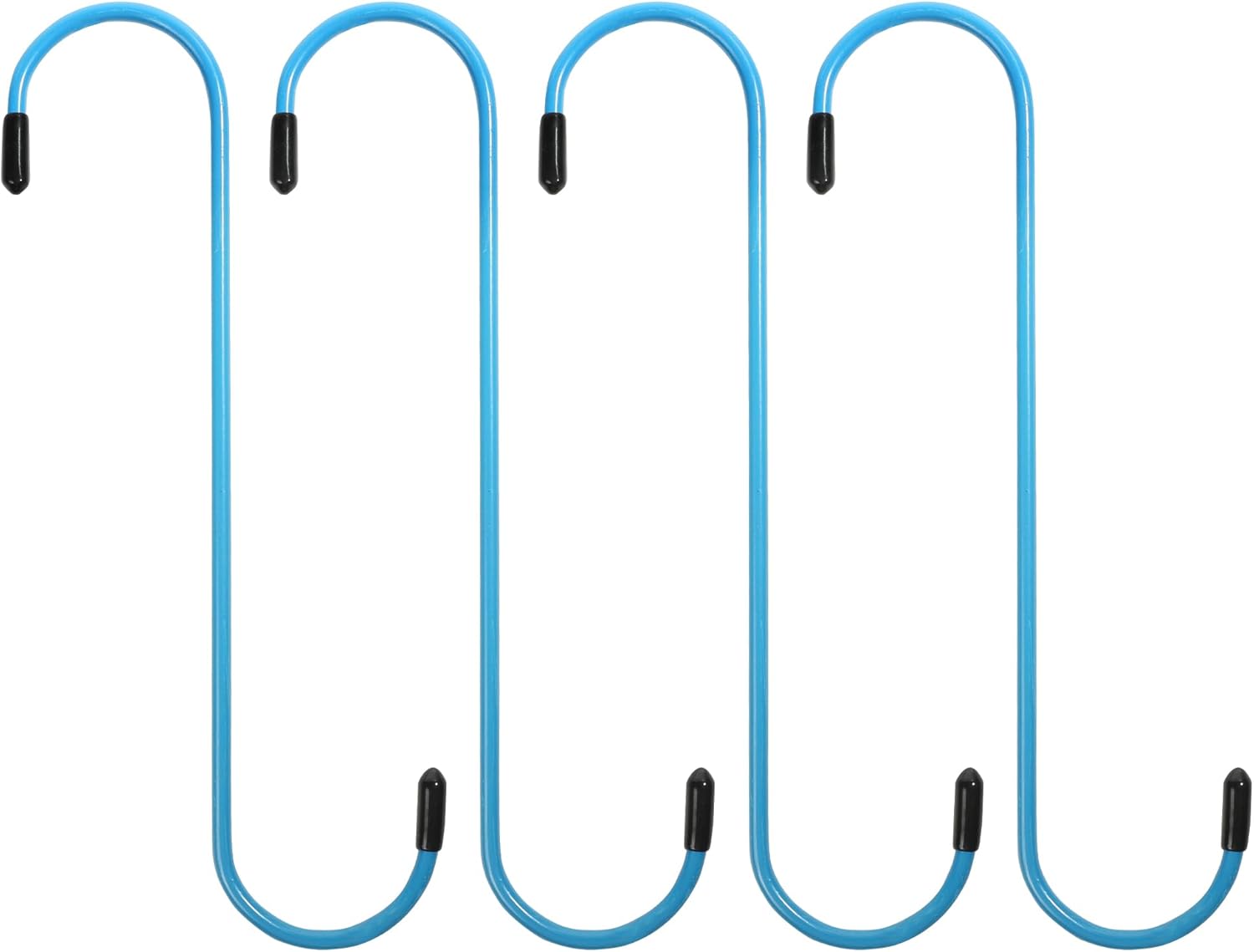 4 Pieces Brake Caliper Hanger Hooks with Rubber Tips,Stainless Steel Brake Caliper Hangers Brake Caliper Hooksr Set,Universal Automotive Tool for Braking, Bearing, Axle and Suspension Work