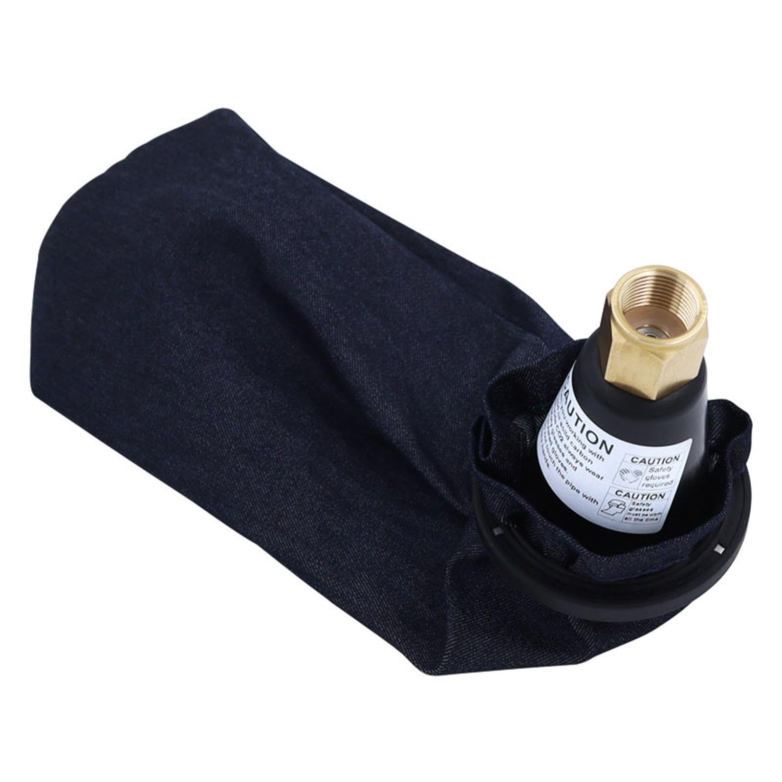 Kit para fabricar hielo seco instantáneo con rosca G5/8 compacta y bolsa recolectora. Crea hielo seco en escamas según tus necesidades. Fabricador con rosca CGA320/W21.8-14, CGA320