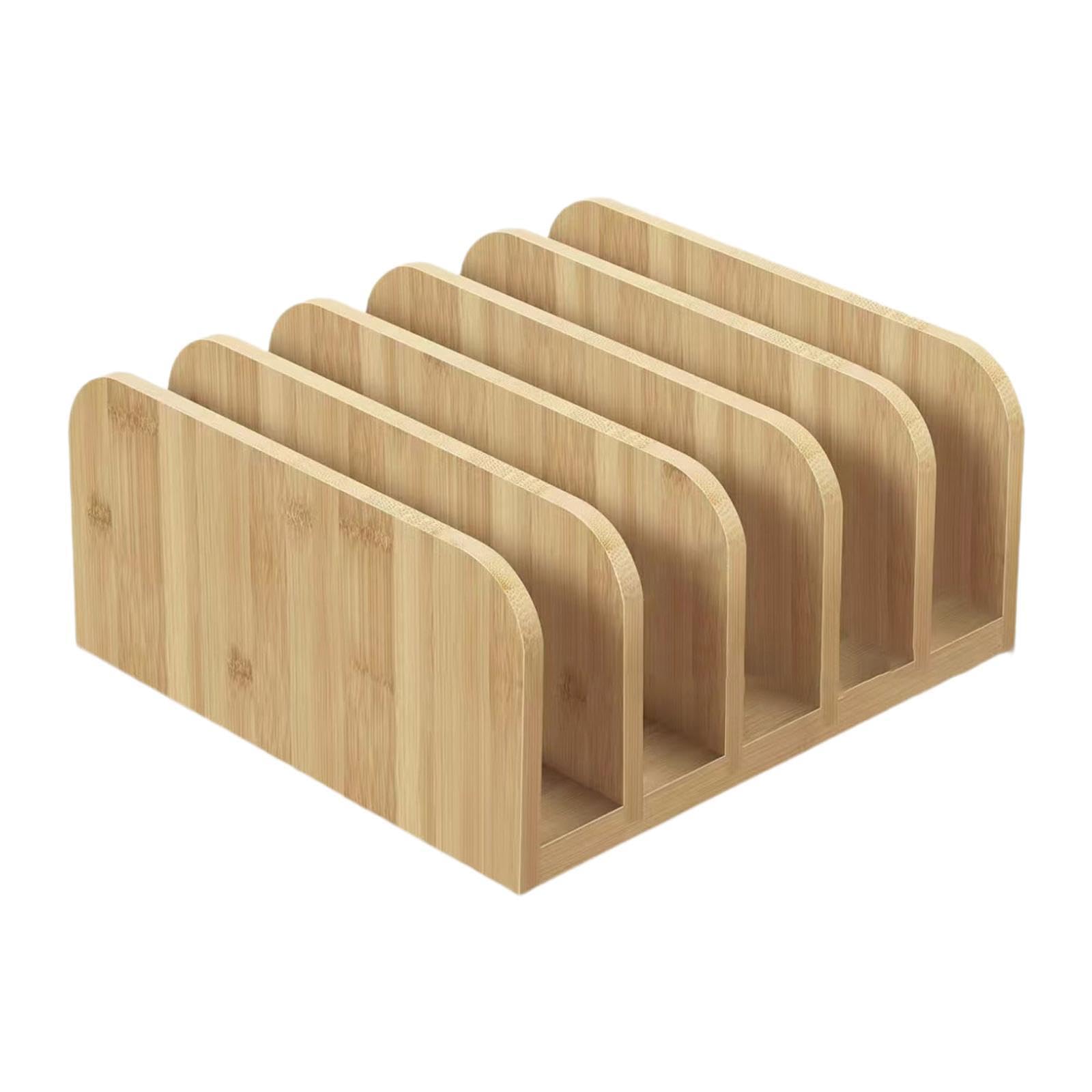 CALANDIS Wood Desktop File Holder Organizer File Holder for Magazines Notebooks Books | Magazine Racks | Home Organization | Household Supplies & Cleaning | Home & Garden-picture-27