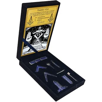 AtSKnSK Masonic Miniature Work Tool Masonic Gift Set
