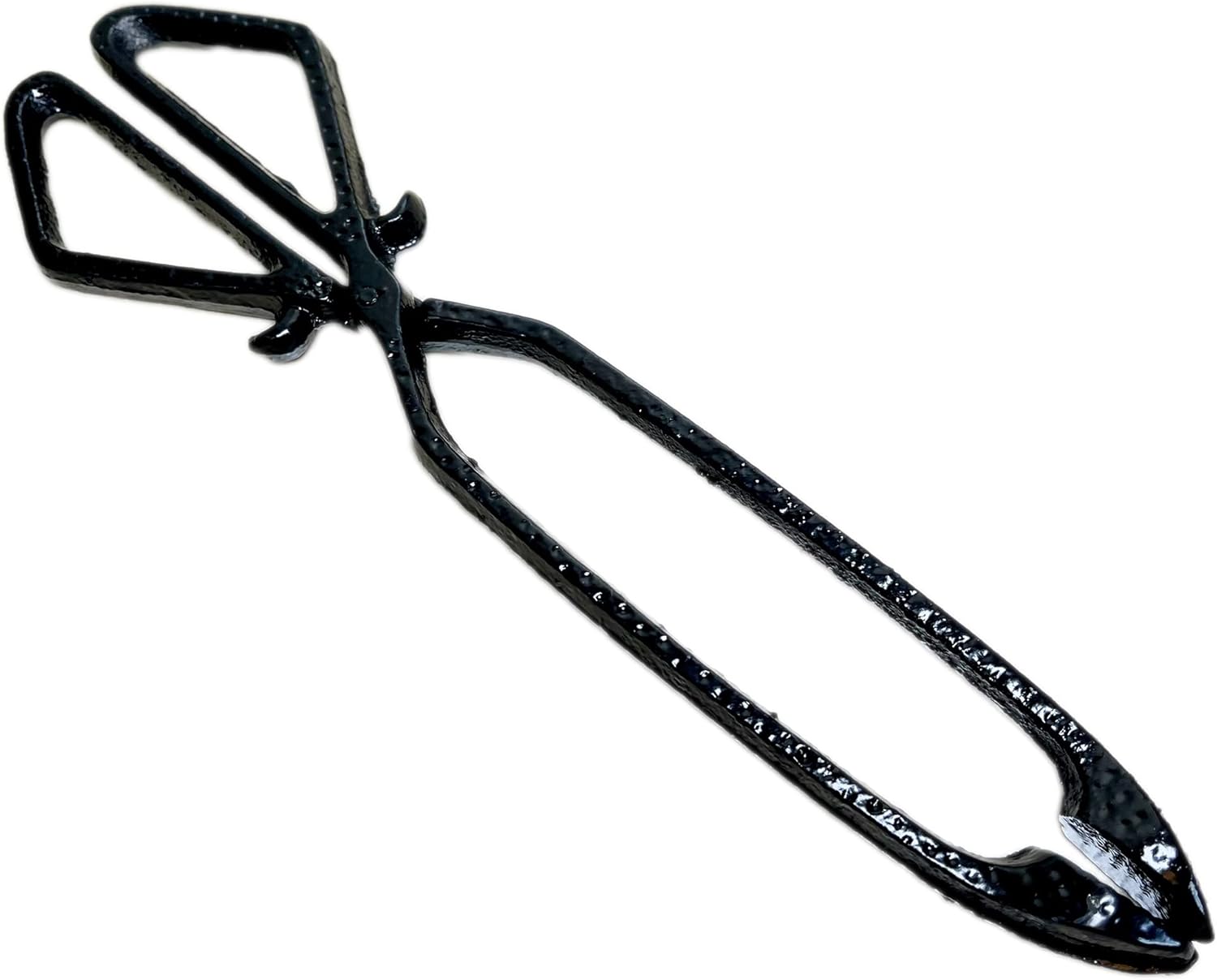 Traditional Straight Log Tongs 34cm Coal Fireplace Heavy Duty Campfire