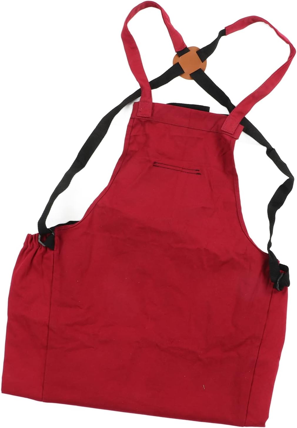 Tyenaza Vegetable Fruit Picking Apron, Outdoor Planting Fruit Picking Bag Garden Flower Protective Apron Red