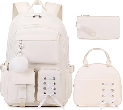 Scothen Backpacks for Girls, Girl Backpack with Lunch Box & Pencil Pouch