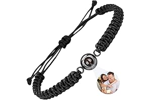 Custom Picture Bracelets, Father's Day Keepsake Gift, Personalized Projection Bracelets