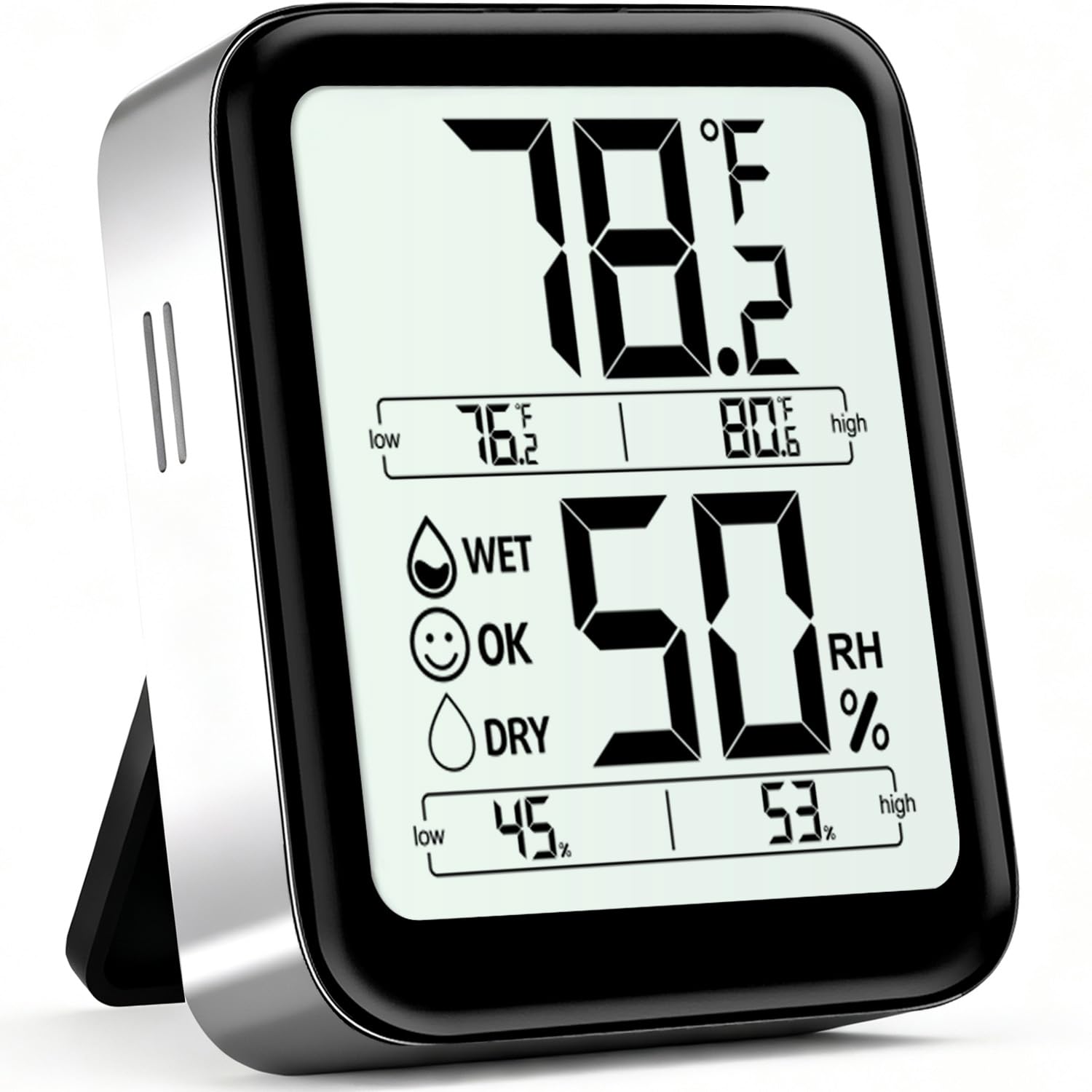 Antonki Room Thermometer Indoor Hygrometer Digital Temperature an...