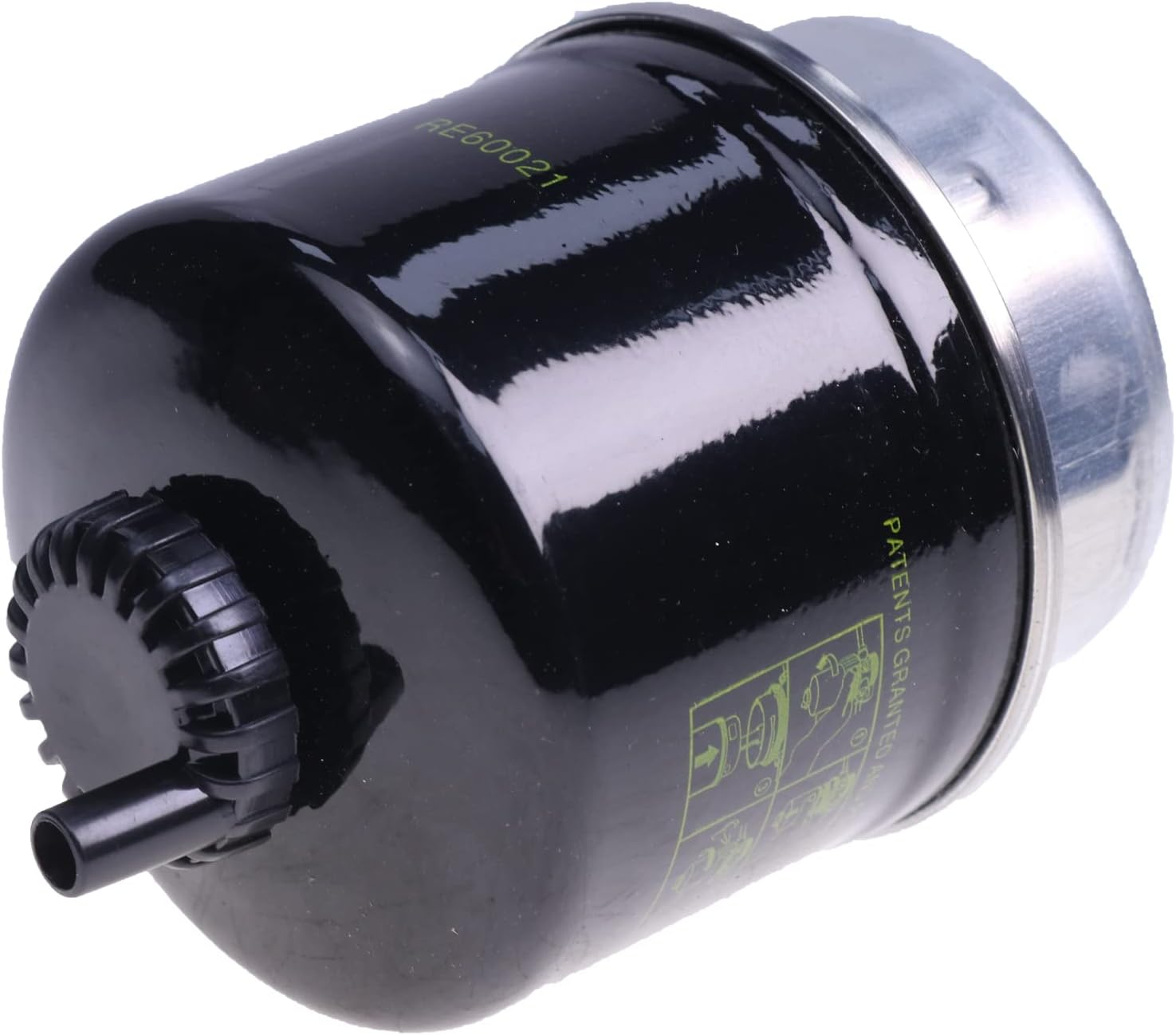 DVPARTS 2X Fuel Filter Element RE60021 P576918 Compatible with John Deere 5103 5105 5203 5204 5205 5210 5215 5220 5303 5310 5315 5320 5403 5410 5415 5420 5425 5503 5510 5605 5615 5625 240 250 260