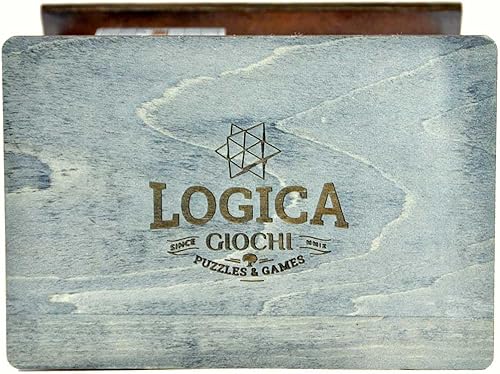 Miniatura 6 de Logica Puzzles Art. Da Vinci House - Brain Teaser in Wood - Caja secreta - Dificultad 46 Extreme - Colección Leonardo da Vinci