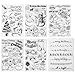 Produktbild Kesote 6 Bogen Stempel Clear Weihnachten Stamp Transparent Weihnachtsstempel Silikon DIY Scrapbooking Fotoalbum