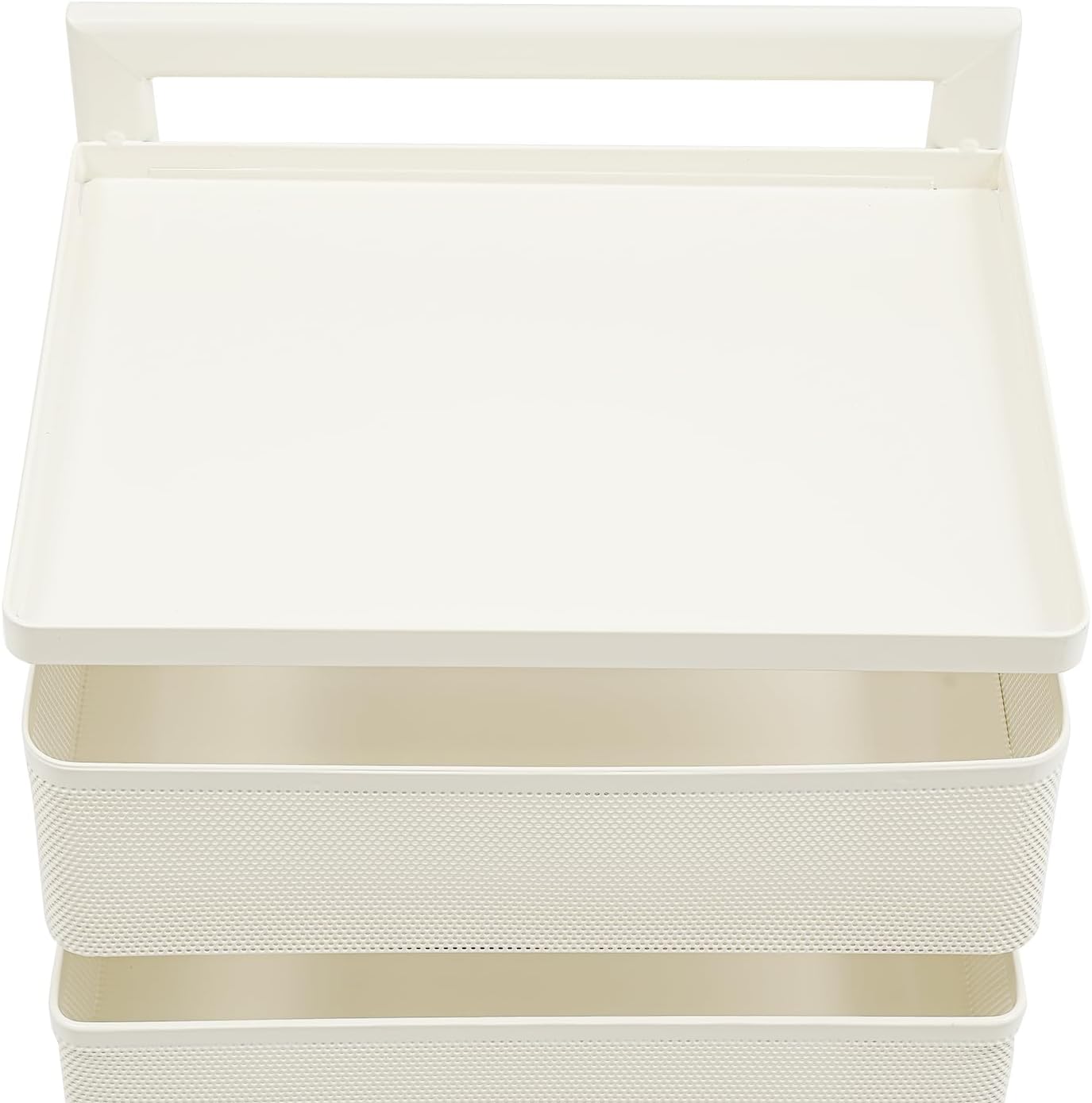 Kitchen Storage Cart,5 Tier Rolling Cart Storage for Potato Onion Bread Banana,Fruit Vegetable Basket Stand with Metal Top Lid,Freestanding Kitchen Organizer with Lockable Wheels