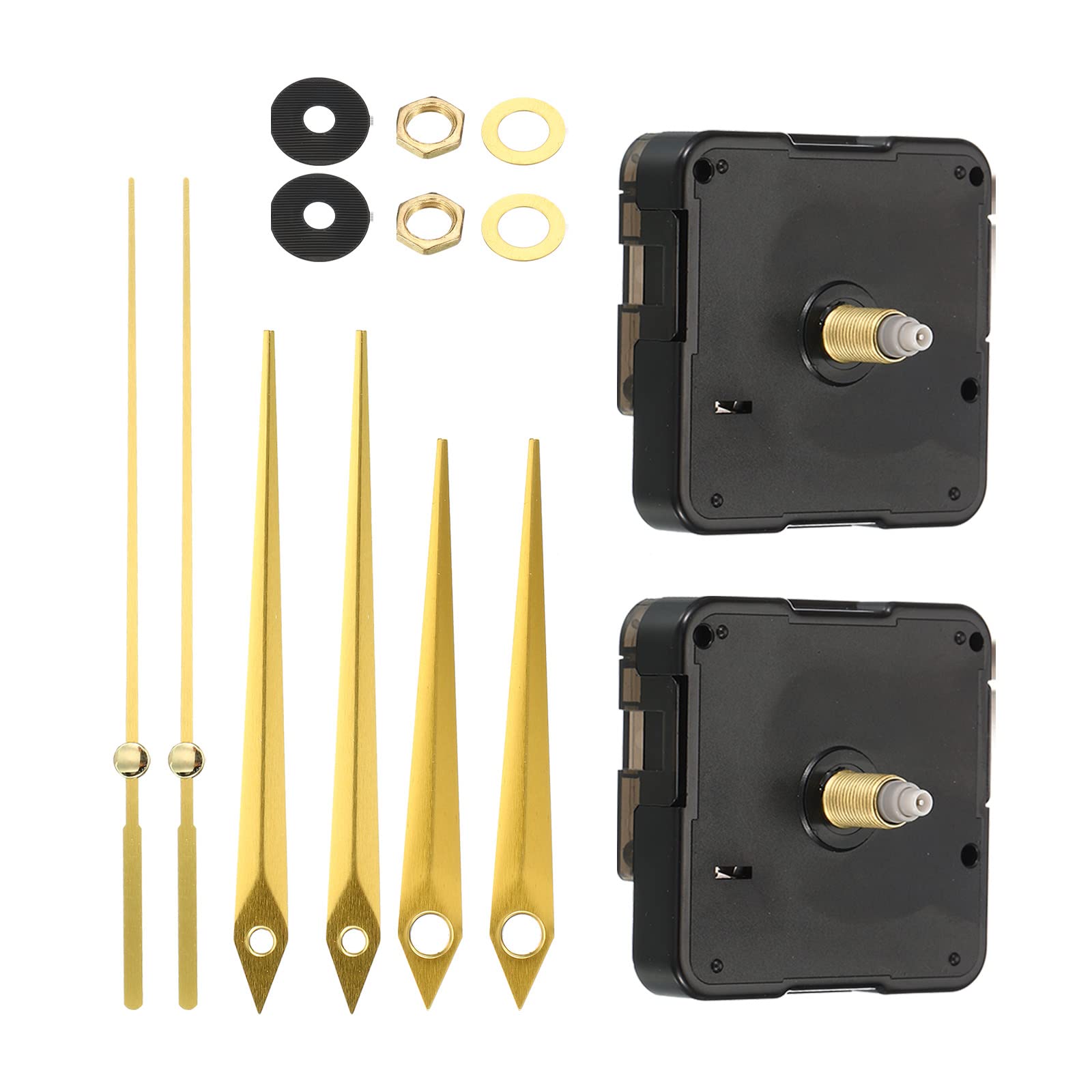 Mouvement horloge quartz kit mécanisme de rechange aiguilles dorées PATIKIL