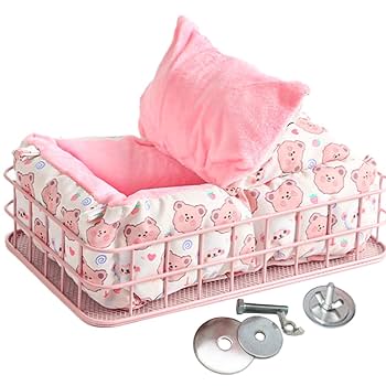 モモンガハウス（猫柄・ピンク）ボアピンク       ポーチ  2000円 Amazon | AZNABLE モモンガ ハウス 小動物 ベッド