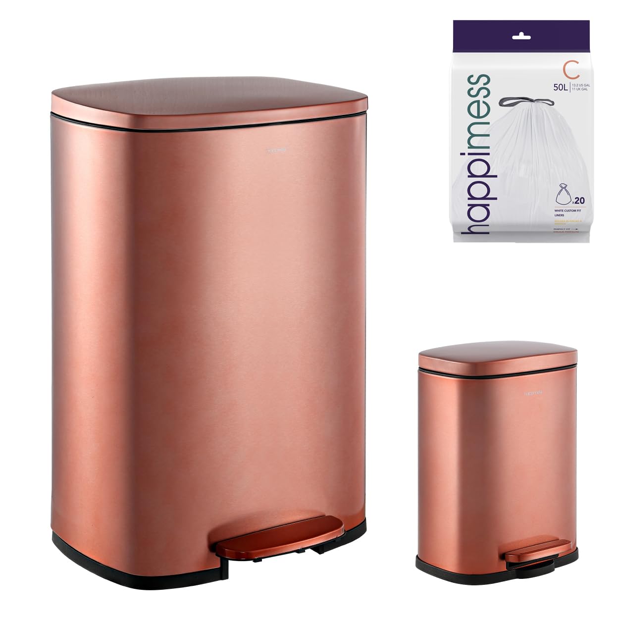 HUMANMADE TRASH CAN 新作 Amazon.com: happimess HPM1006D Connor Rectangular 13-Gallon Trash
