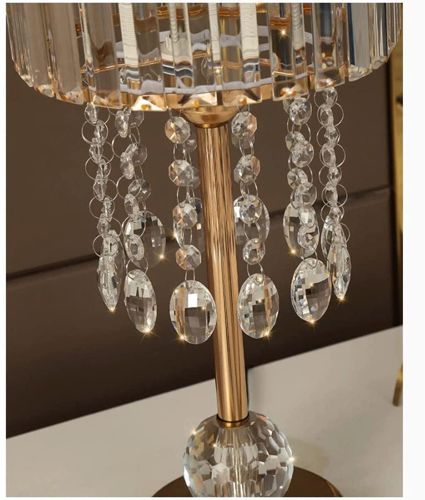 desk lamp Lampa stołowa Lampka nocna Lampka nocna Sterowanie dotykowe Kryształowa lampa stołowa Lampka nocna Dekoracyjna lampa nocna z eleganckim abażurem Do salonu Lampy stołowe do sypialni Lampa