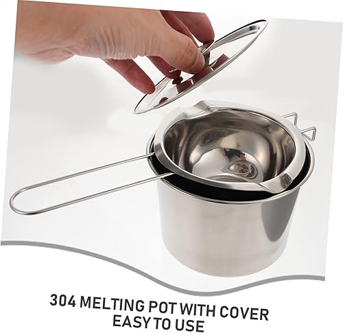 Miniatura 4 de Olla de fusión de chocolate de la caldera doble del pote de fusión del acero inoxidable Mini metal del pote del chocolate de fusión pequeña caldera