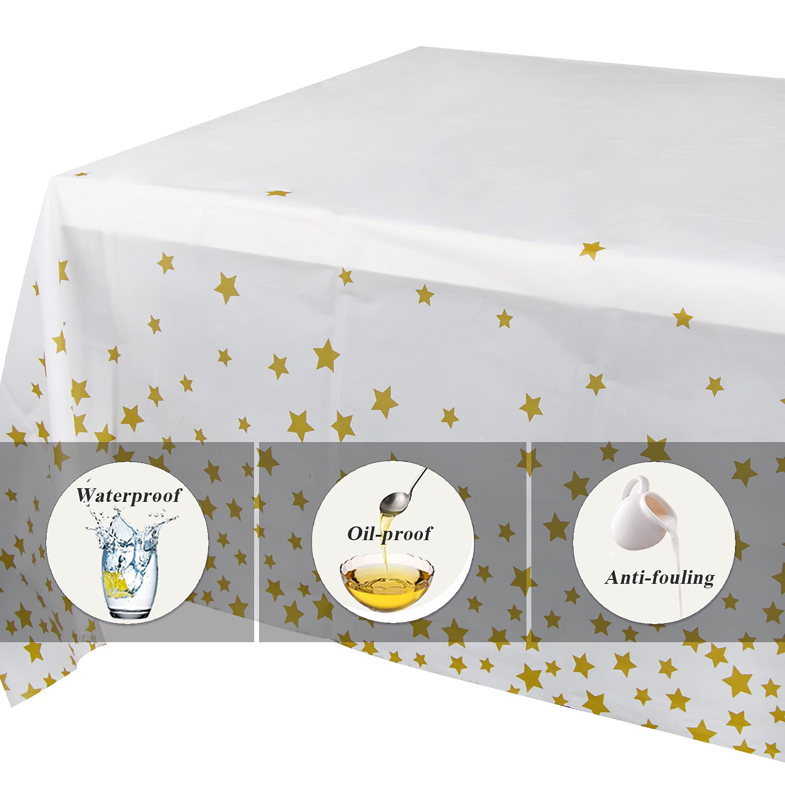Weihnachtstischdecke 84x60 Zoll – Wasserdichte Polyester-Deko Mit Weihnachtsmotiven, Für Esstisch & Feiern