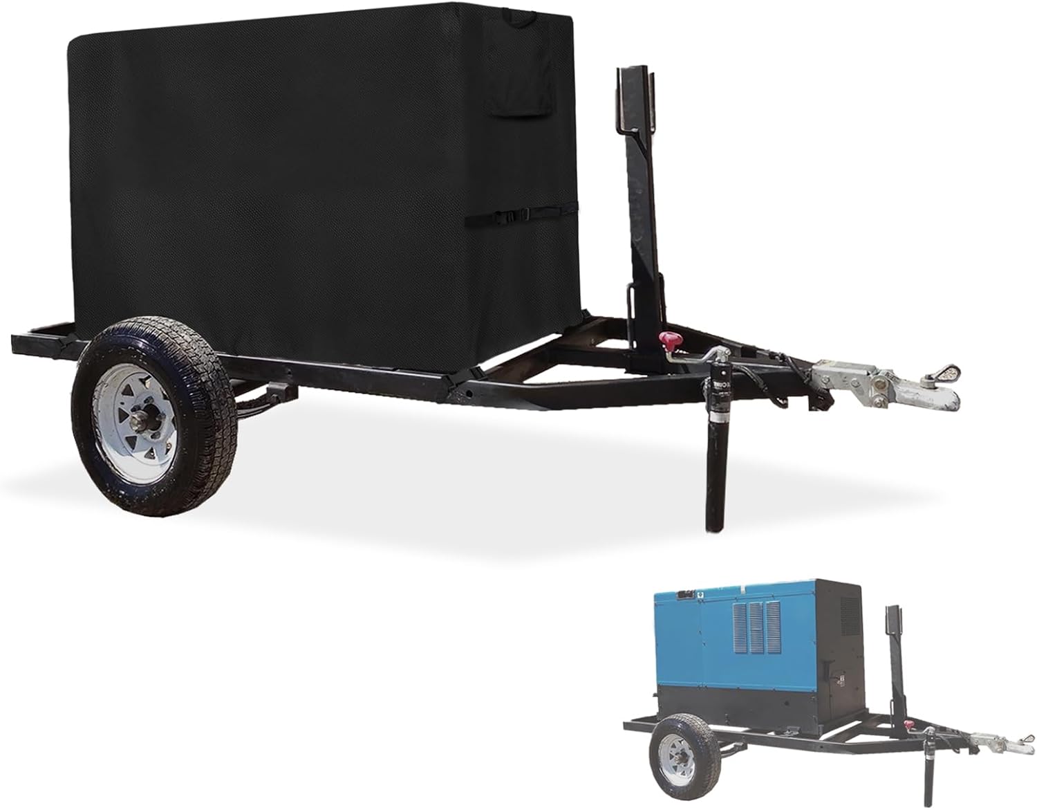 Engine Driven Welder Cover,Heavy Duty 600D Waterproof Welder Cover for Engine-Driven Welder 230/265/325/225.(30"Hx22"Wx42"D)