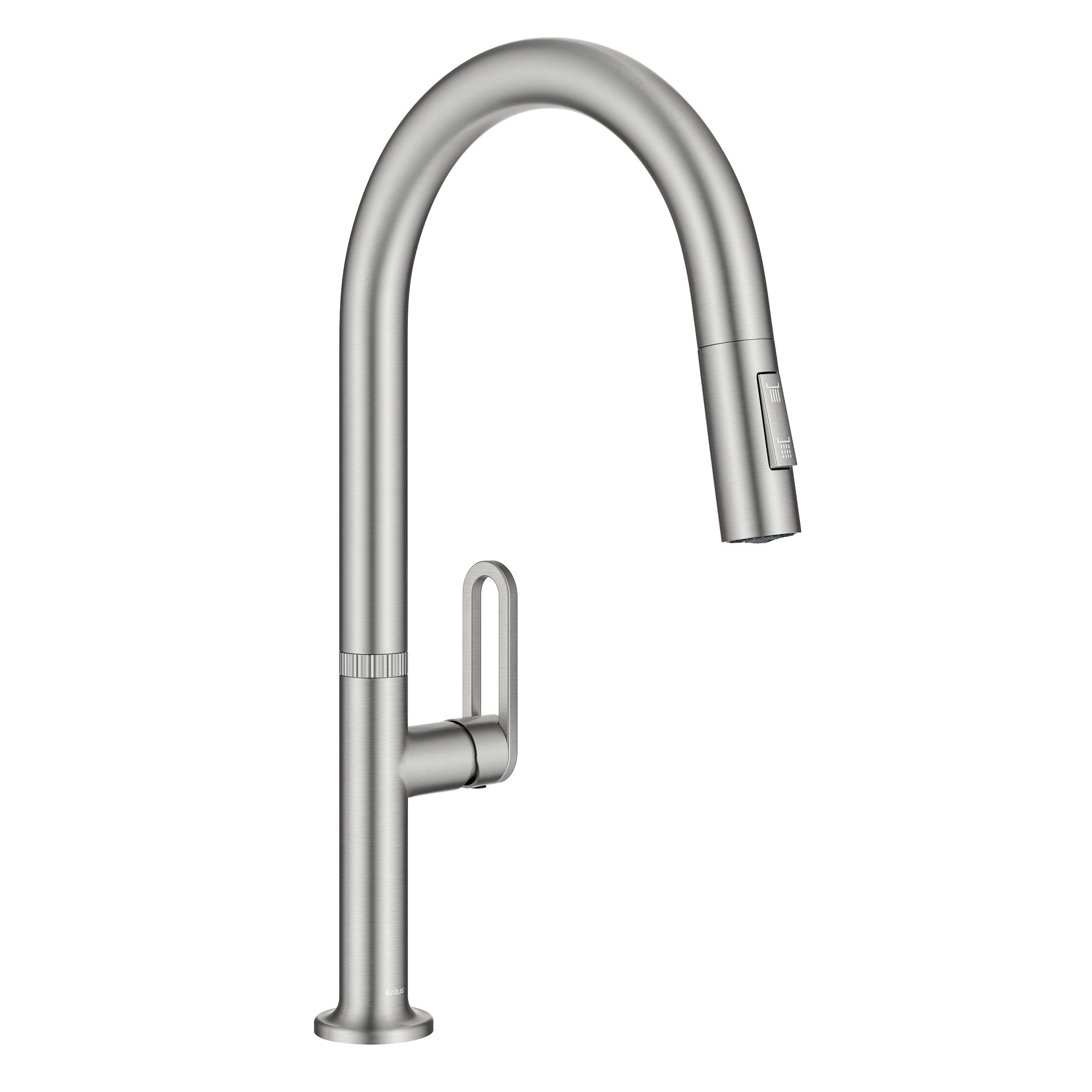 KRAUS Vetra 2-Function Single Handle Pull Down Kitchen Faucet in Spot-Free Stainless Steel, KPF-2850SFS