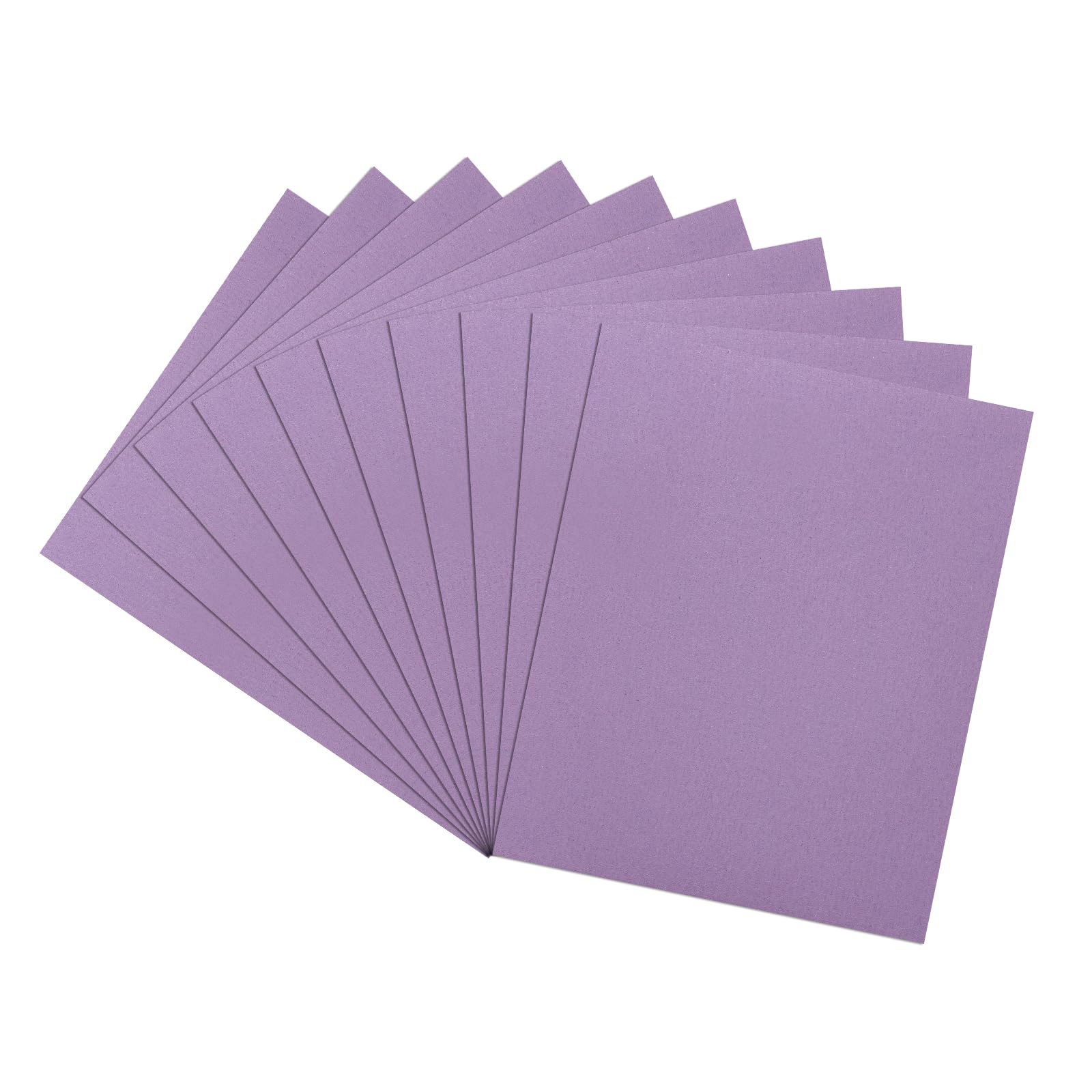 Rebower 10 Pcs 150 Grit Sandpaper, 229mm x 279mm Sand Paper Alumina Abrasive Sanding Paper Purple [ for Wood Craft & Furniture Repair & DIY Projects & Drywall Metal Auto Grinding]