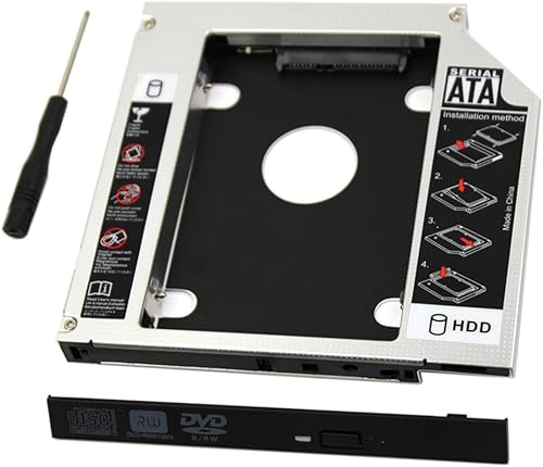 Miniatura 9 de SZYIKUER 2 2.5 pulgadas HDD SSD bandeja de disco duro de repuesto para MacBook Pro 131517 pulgadas A1278 A1286 A1297 2008 2009 2010 2011 2012