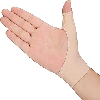 VELPEAU Elastic Thumb and Wrist Sleeve for Support Brace Liner (Pack of 2) - Soft Thumb Compression Protector for Relieving Pain, Arthritis, Joint Pain, Tendonitis, Sprains, Sports (Small)
